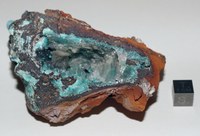 RG0535 Plancheite Calcite Shattuctite.JPG RG0535 Plancheite Calcite Shattuctite.JPG