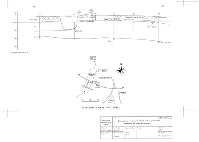 PGL 83-105b Geologische profielen NS-WO Antwerpen 014E-015W-028W